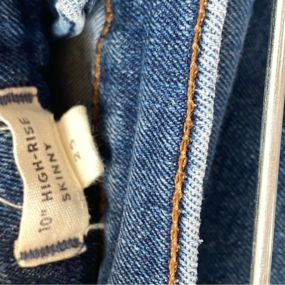 Madewell 10” High Rise Skinny Jeans Mackey Wash Womens 25 - Picture 4 of 8